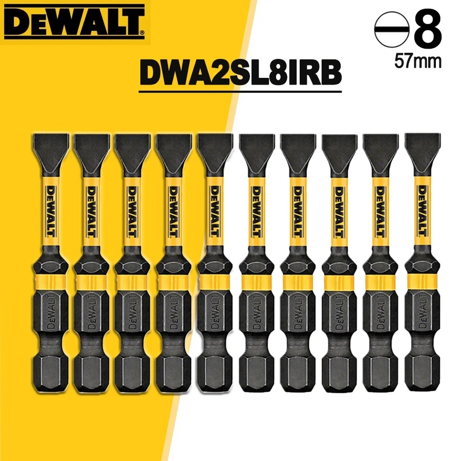 Power Tools Underwater - DEWALT Slotted Impact Screwdriver Bit Set