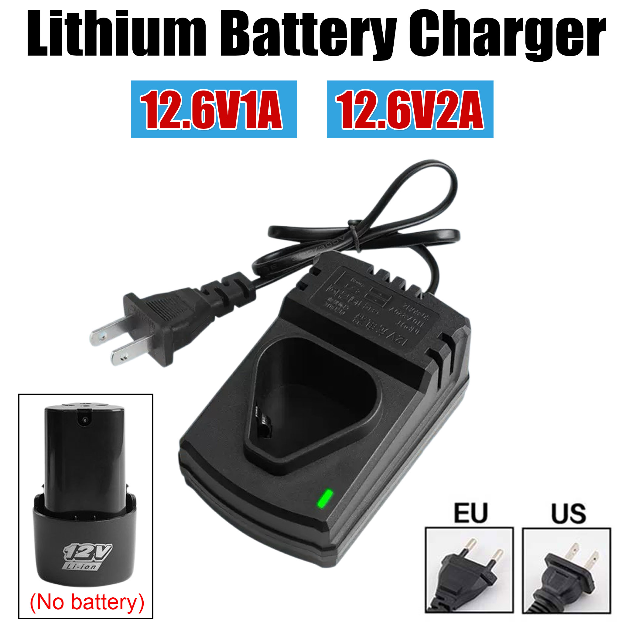 Power Tools Underwater - 12V/12.6V Li-ion Rechargeable Chargers Support 110-240V