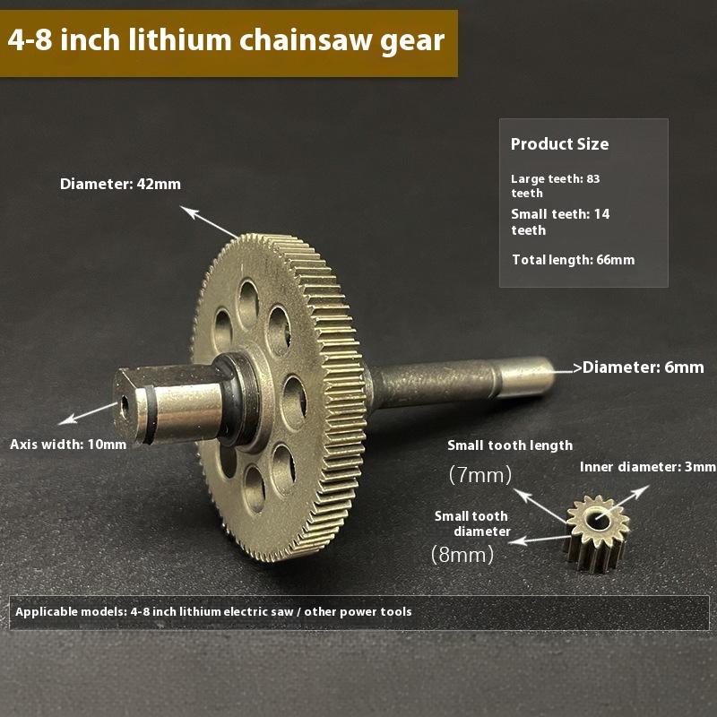 Power Tools Types - 4/6/8-inch Mini Gear With Shaft For