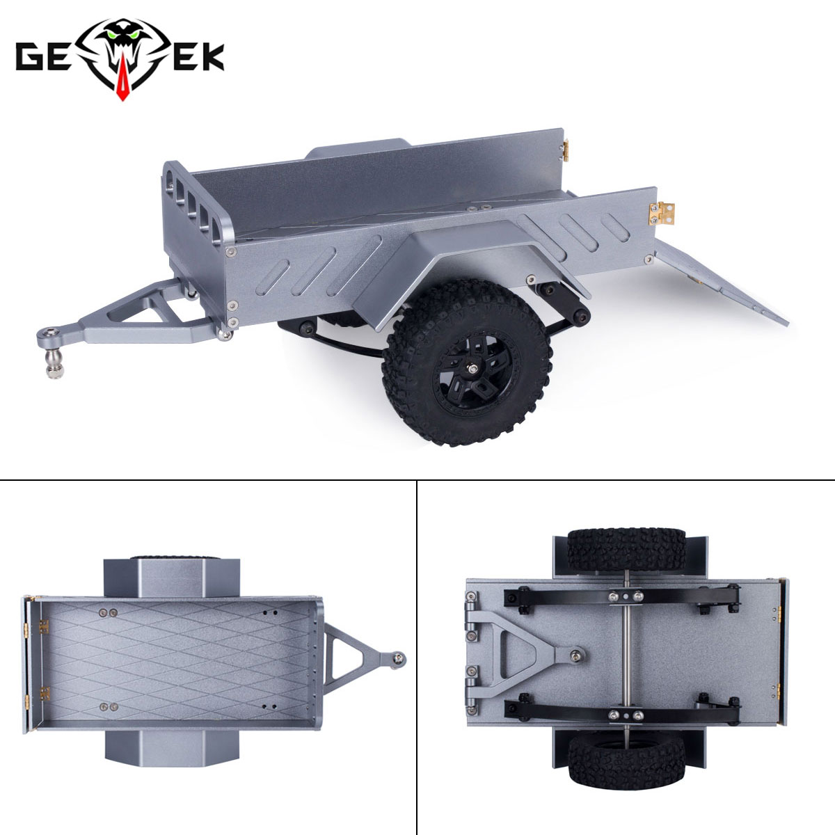 Power Tools Aldi - Aluminum Machined Utility Trailer with Ball