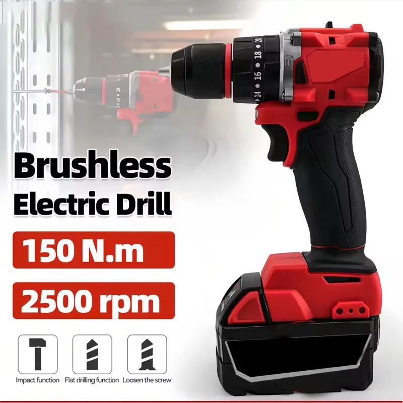 Power Tools Underwater - Small Electric Brushless Impact Drill 150Nm