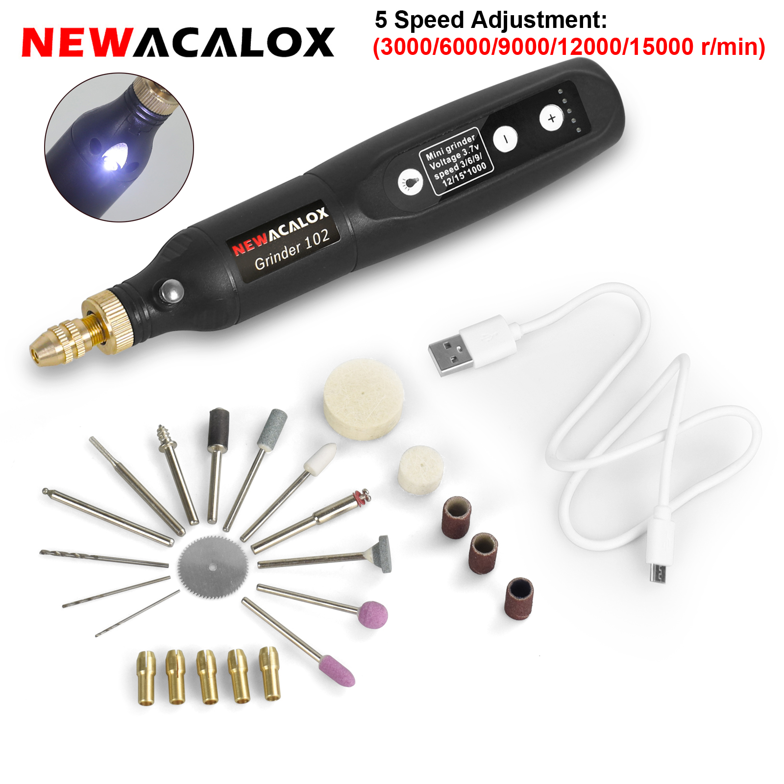 NEWACALOX Cordless Rotary Tool - Impact Driver Cordless review and price
