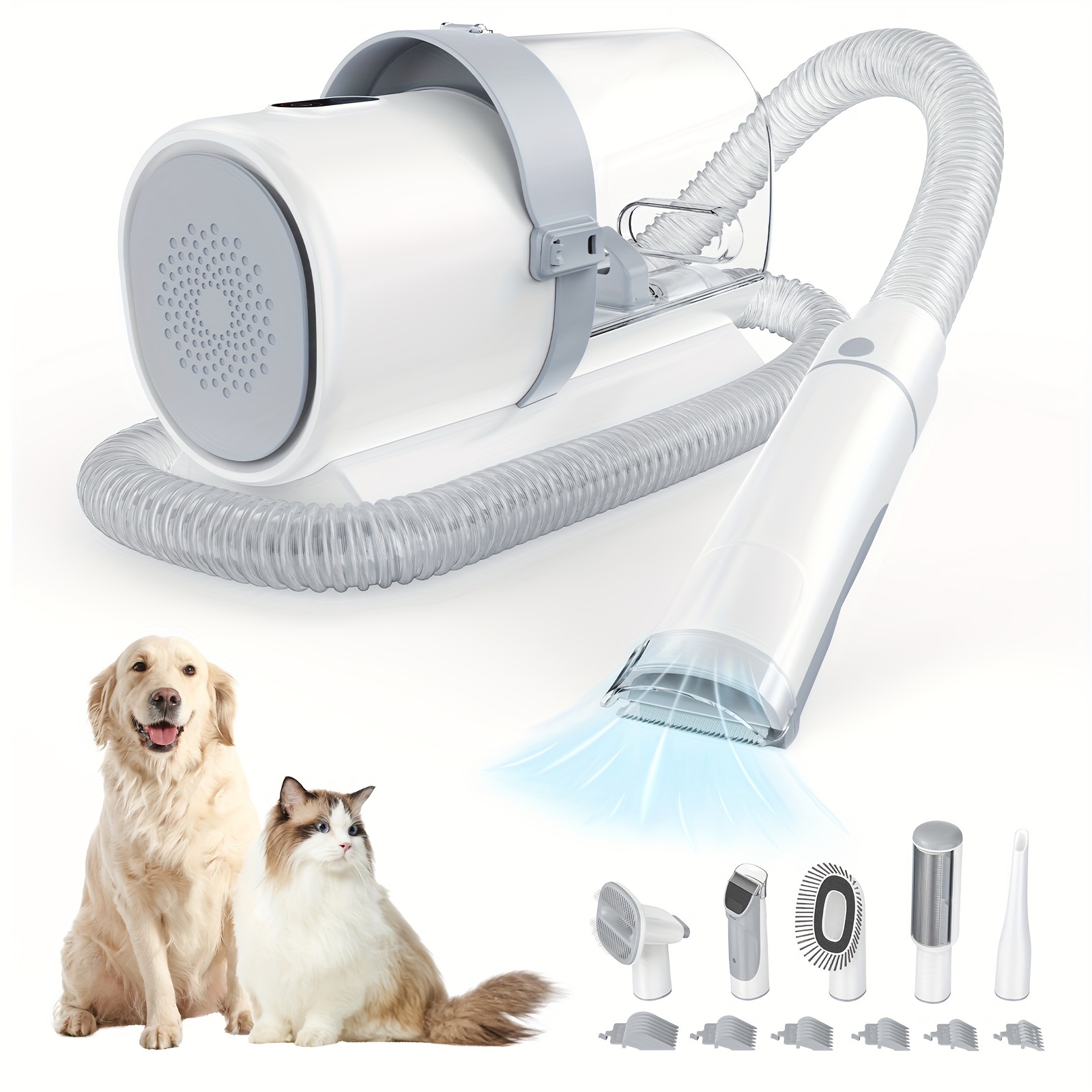 Pet Grooming Vacuum Kit 5 in 1 - Power Tools Vacuum review and price