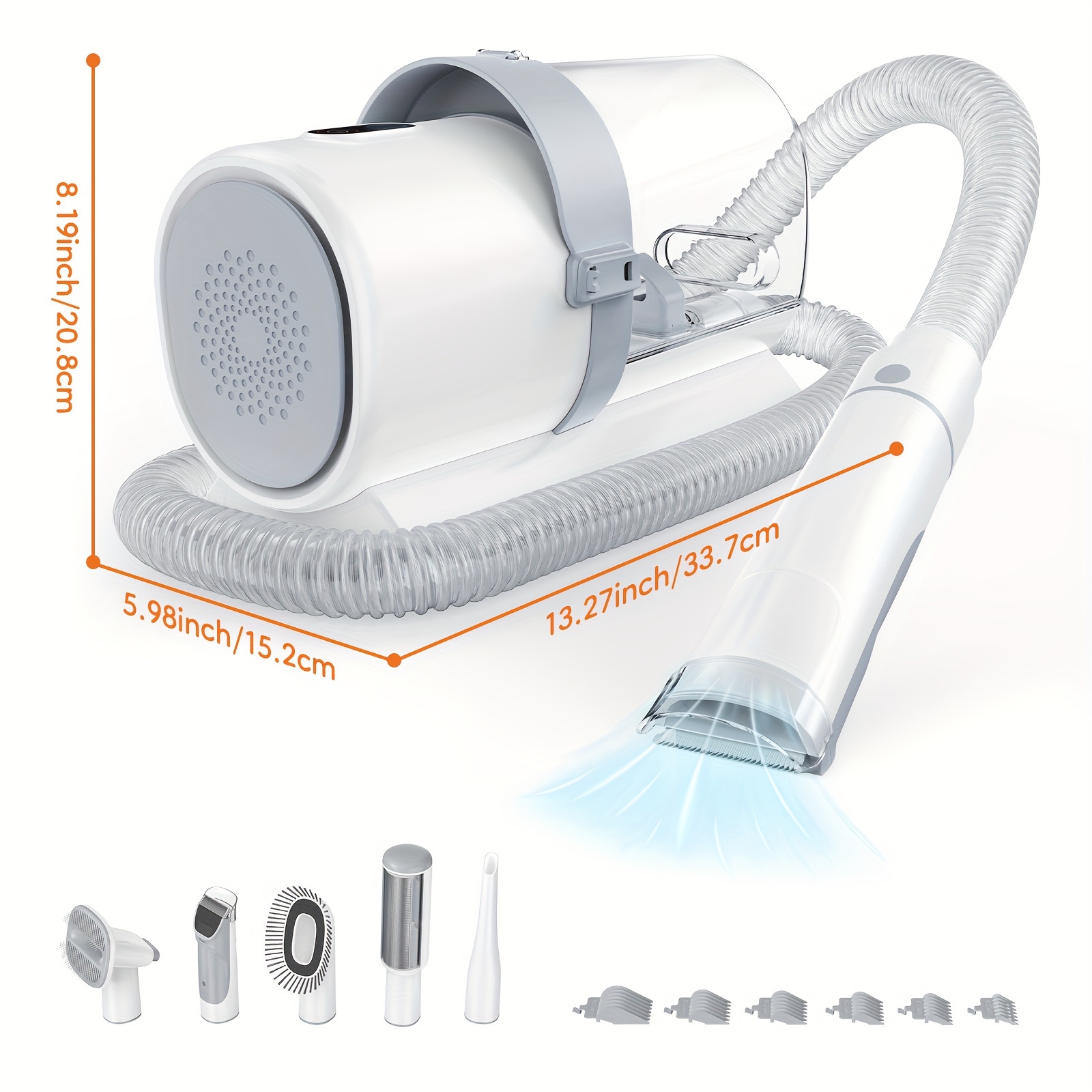 Pet Grooming Vacuum Kit 5 in 1 - Power Tools Vacuum review and price