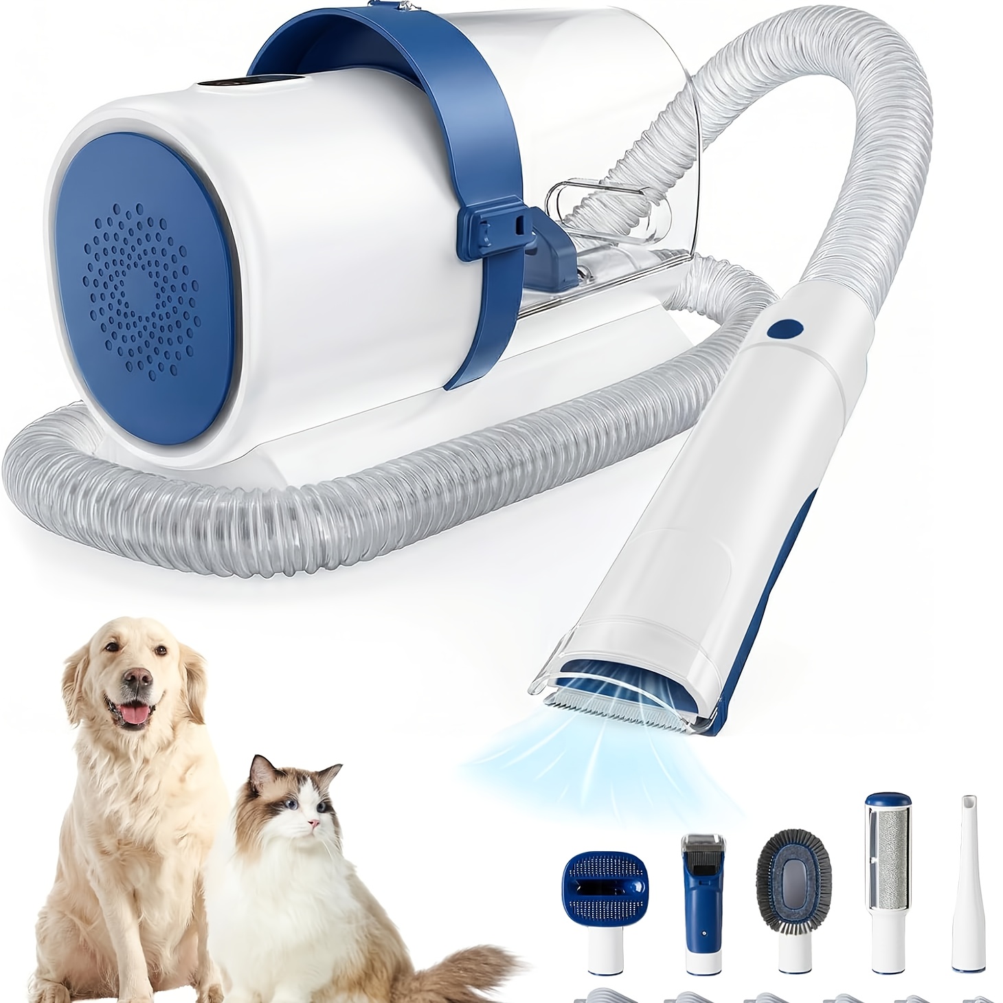 Pet Grooming Vacuum Kit 5 in 1 - Power Tools Vacuum review and price