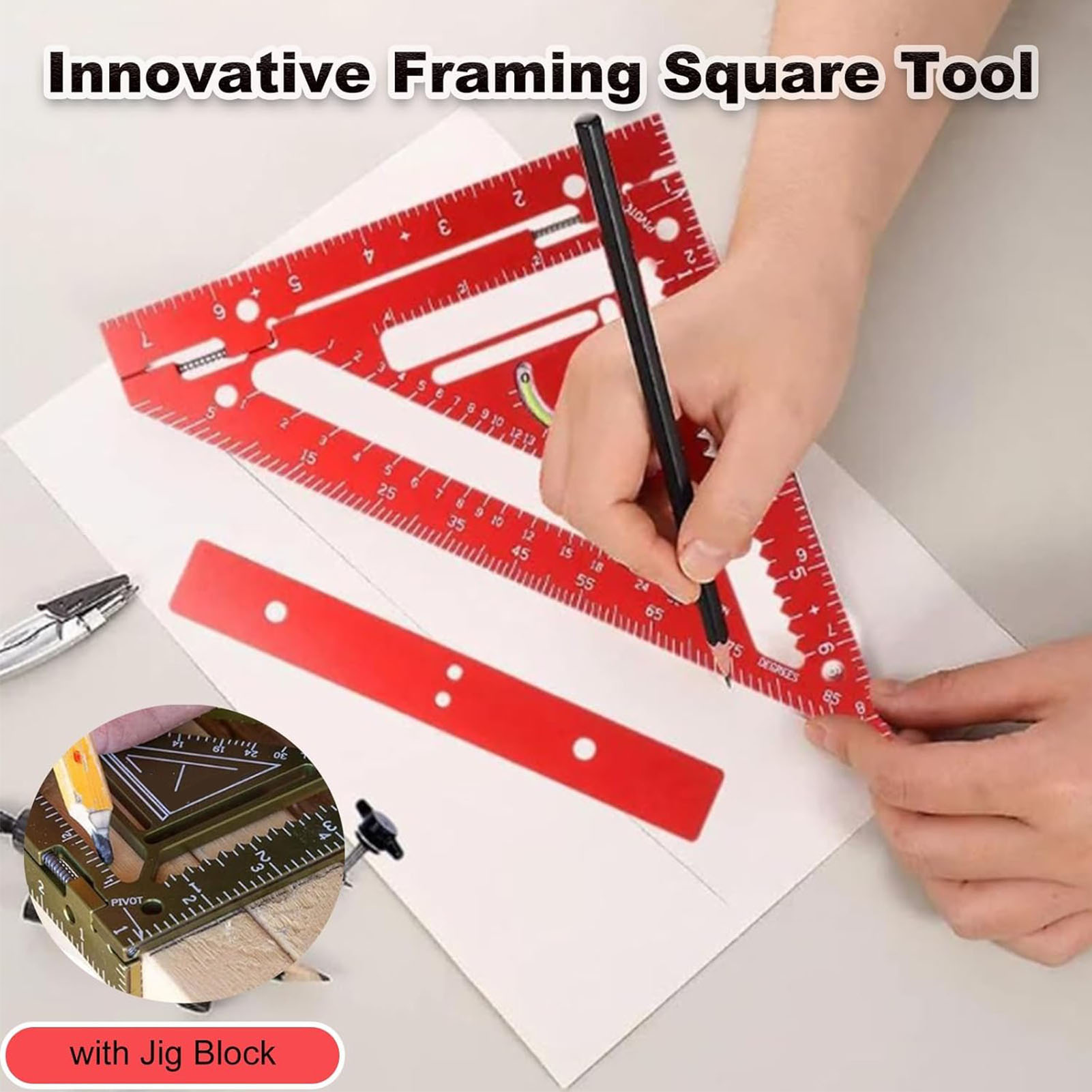 Layout Measuring Tool Rafter   - Power Tools Aldi review and price