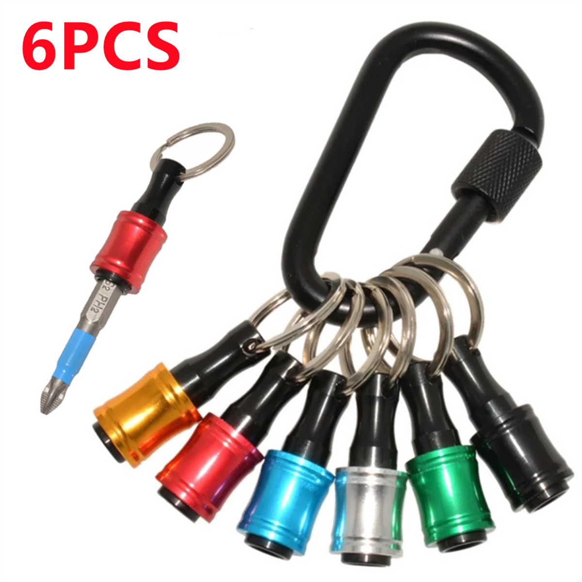 6pcs color key chain quick-cha - Power Key Tools review and price
