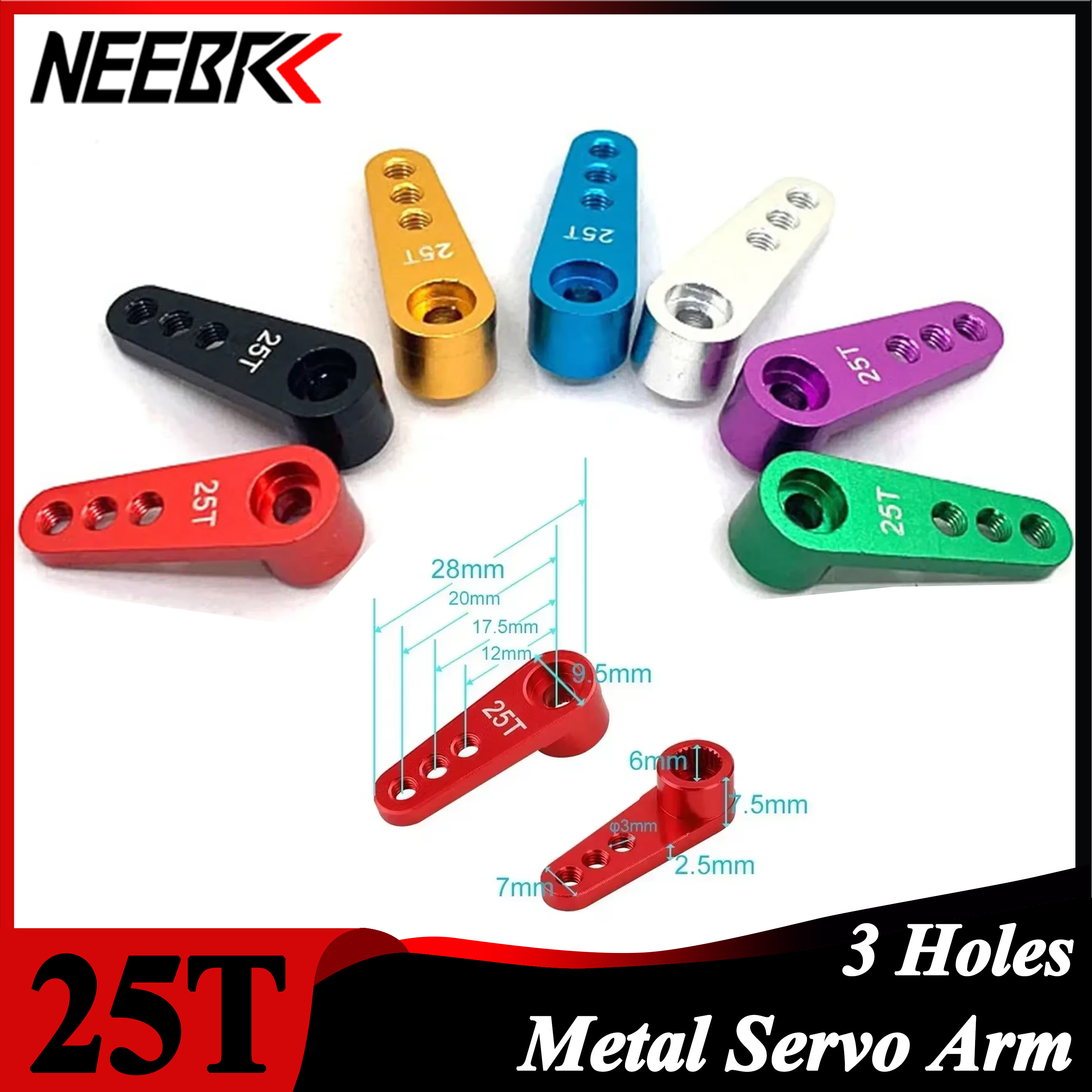 NEEBRC 25T Metal Servo Arm 3 H - Impact Driver Cordless review and price
