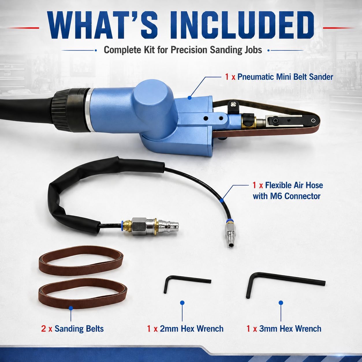 WILIN Pneumatic Finger Belt Sa - Detail Sander Corner review and price