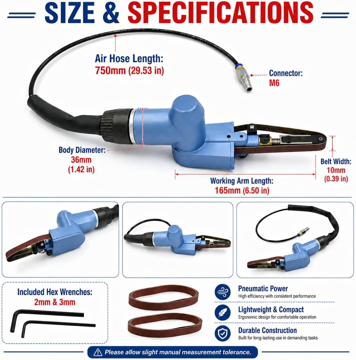 WILIN Pneumatic Finger Belt Sa - Detail Sander Corner review and price