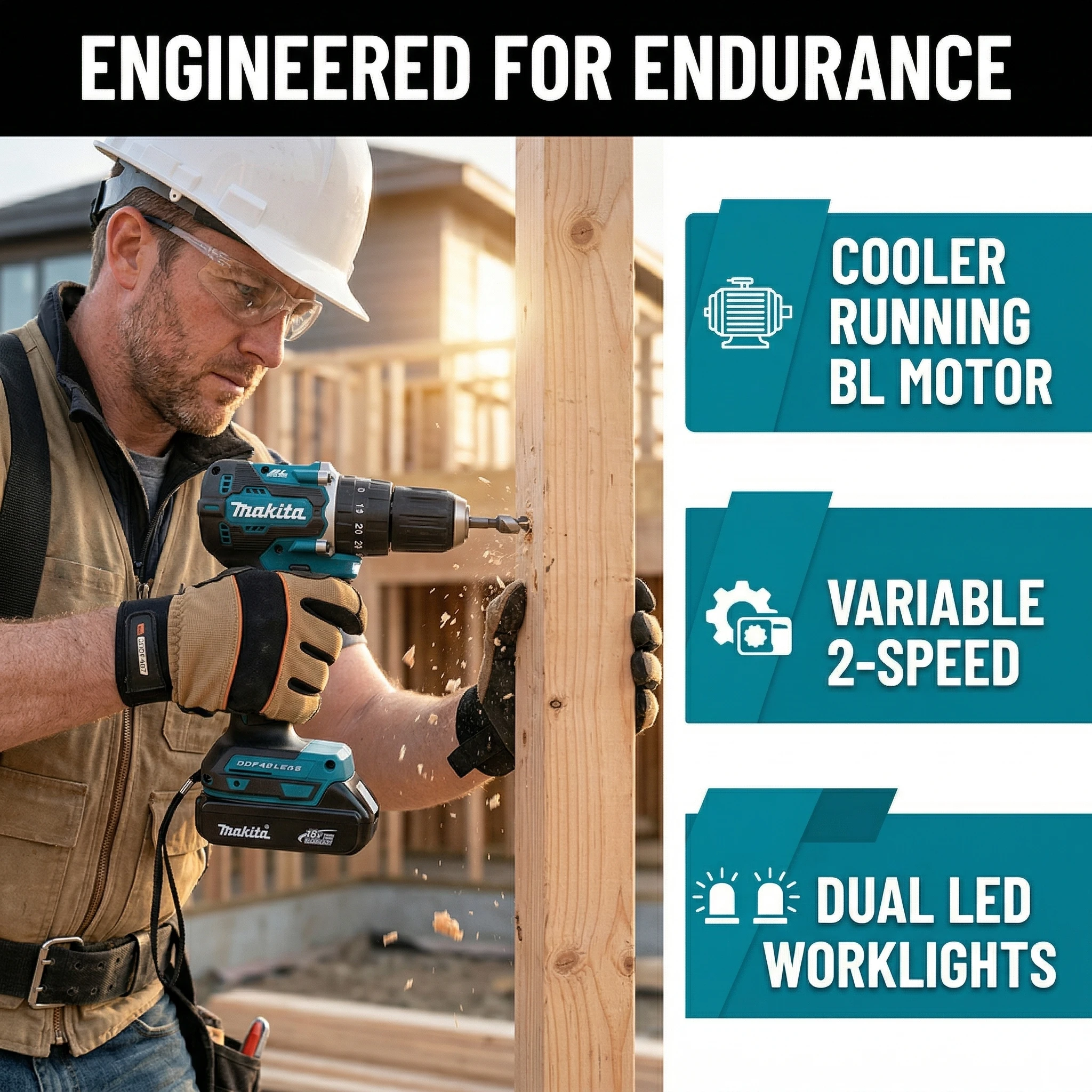 Makita DDF487 Cordless Driver  - Power Tools Underwater review and price