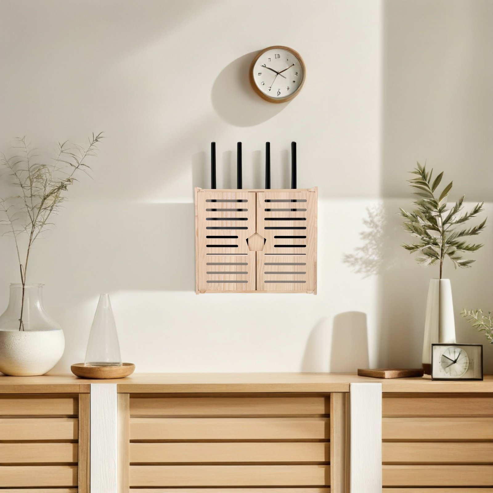 Wooden WiFi Router Storage Box - Power Tools Types review and price