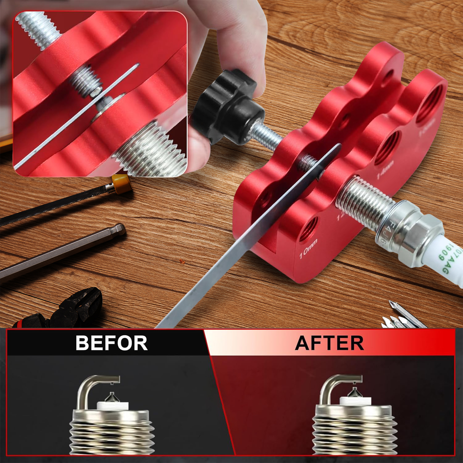 Ergonomics Spark Plug Gap Tool - Power Tools Aldi review and price