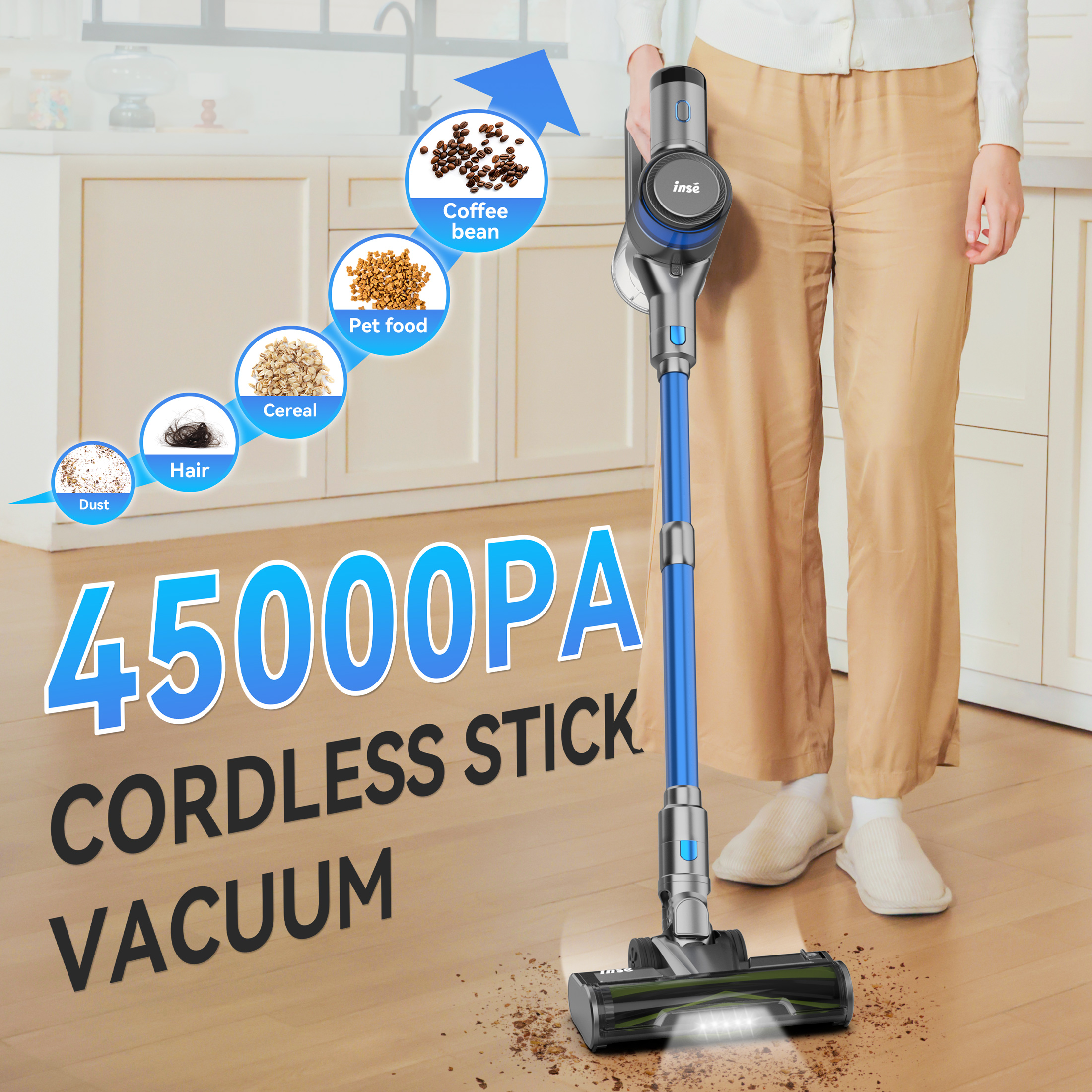 INSE S9X Handheld Stick Vacuum - Power Tools Vacuum review and price